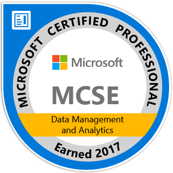 Microsoft Certified Solutions Expert (SQL Server)